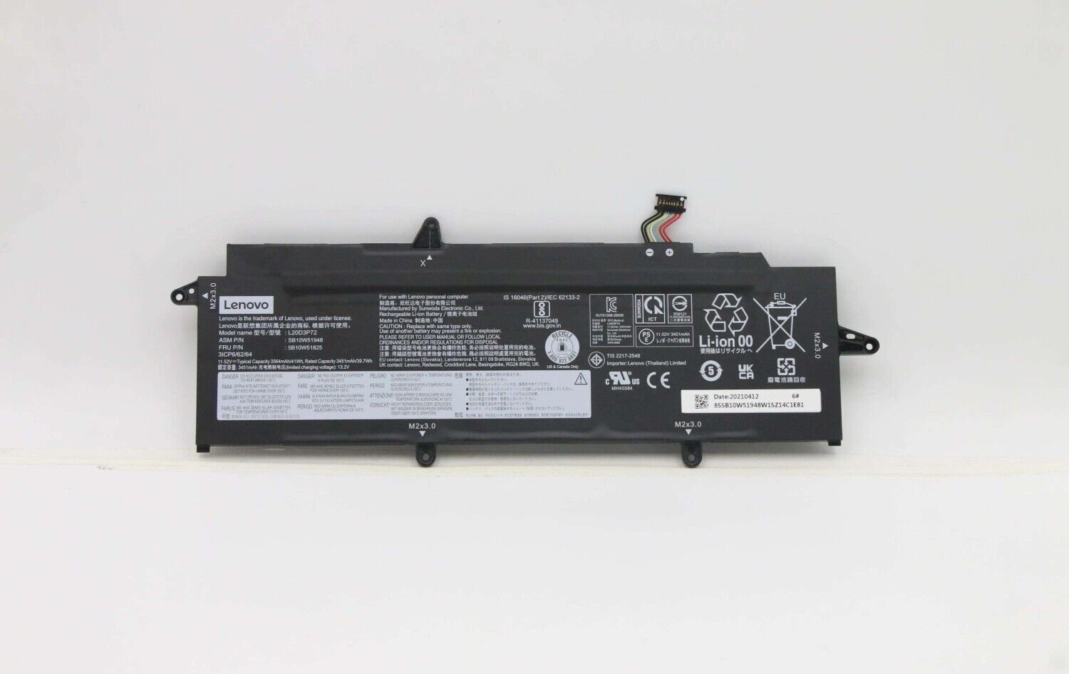 Bateria Lenovo Internal,3c,41Wh,LiIon, SWD