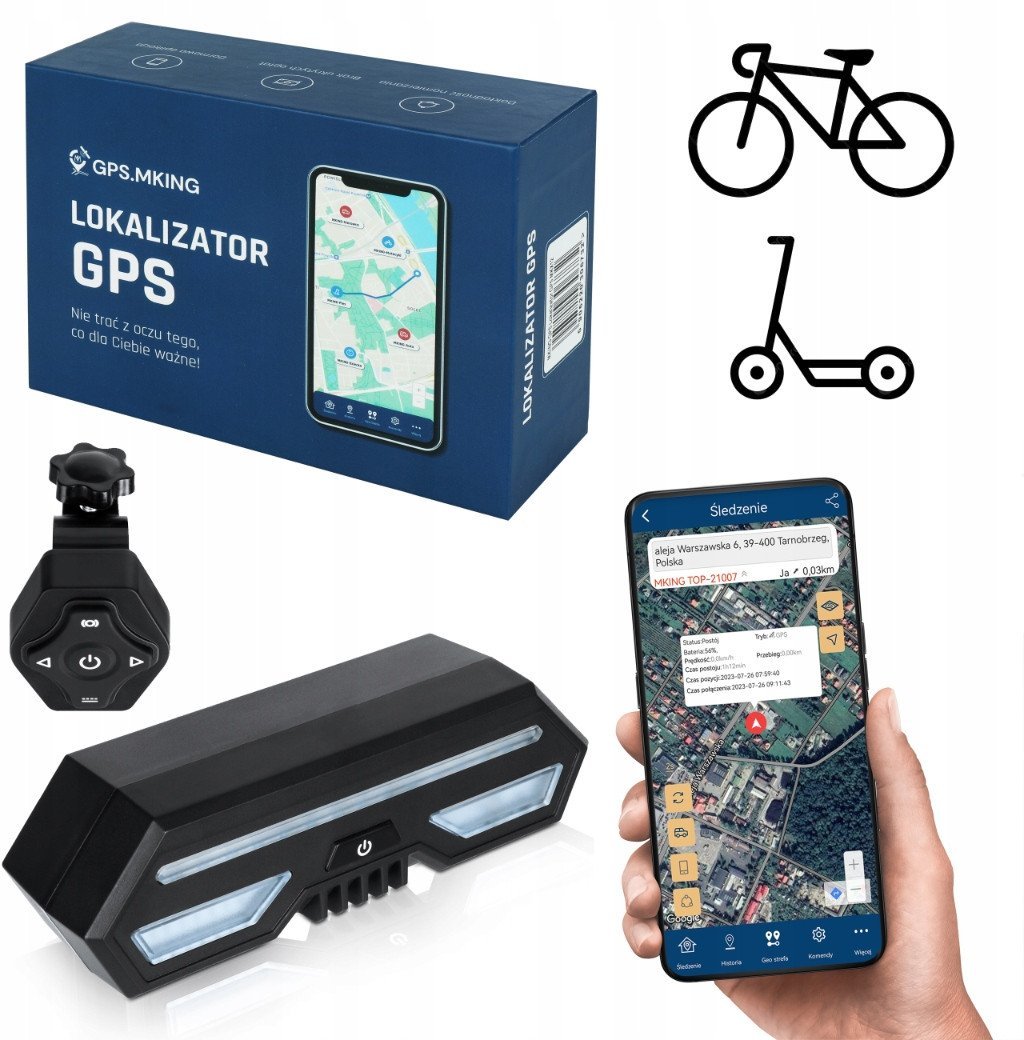 Lokalizator GPS Mking BIKESCOO dla hulajnóg