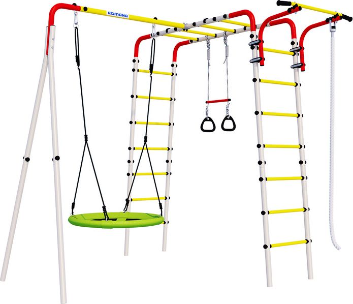 Małpiszon Plac zabaw do ogrodu Wesoła Łąka bocianie gniazdo