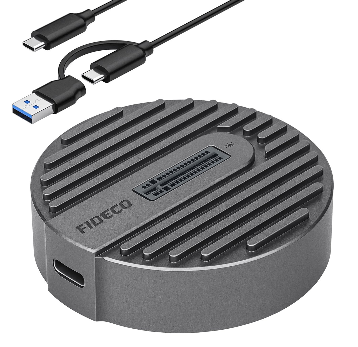 Adapter SSD NVME PCIe SATA NGFF 2w1 kieszeń dysk M.2 USB 3.2 USB-C 10 Gb/s