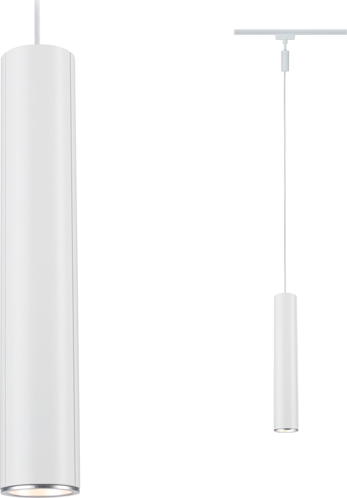 Paulmann Oprawa zwieszana URail CATALEJO GU10 max.10W biały matowy / chrom / metal