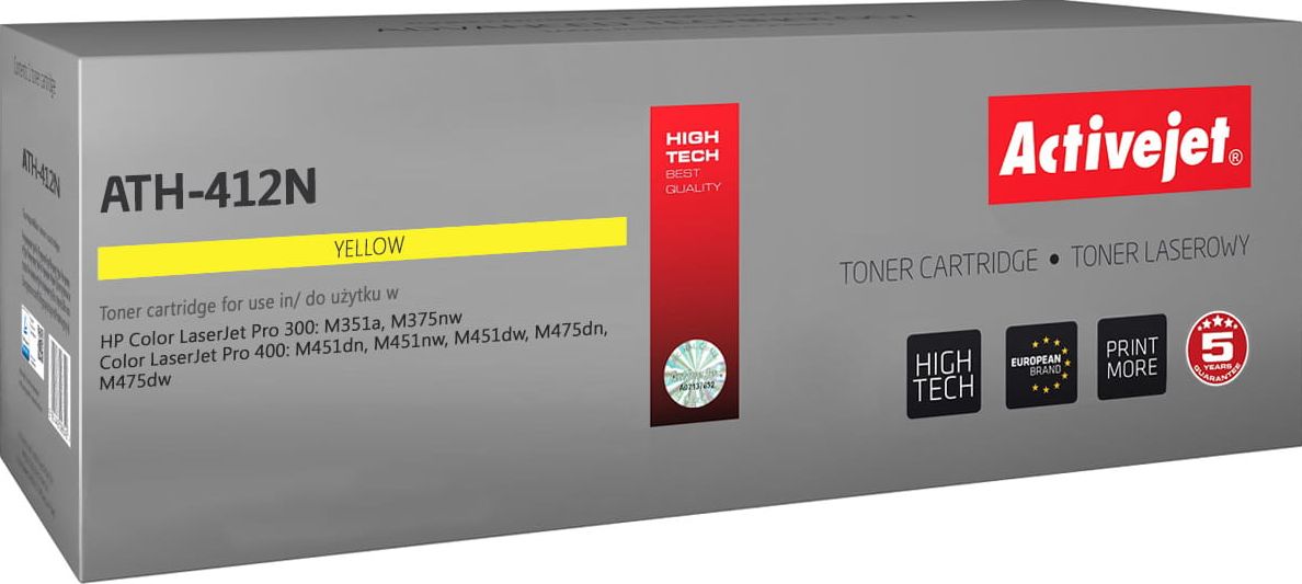 Toner Activejet ATH-412N Yellow Zamiennik 305A (ATH412N)