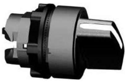 Schneider Electric Napęd przełącznika 3-położeniowy czarny bez samopowrotu - ZB5AD3