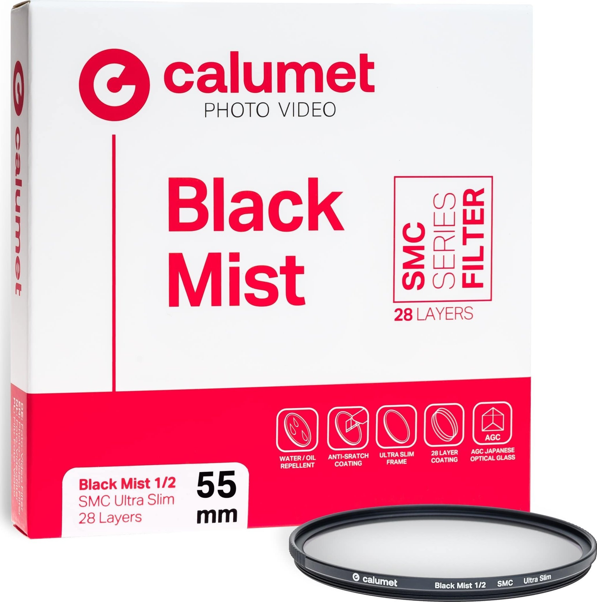Filtr Calumet Calumet Filtr Black Mist 1/2 SMC 55 mm Ultra Slim 28 Layers