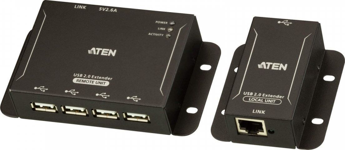Aten 4-Port USB 2.0 CAT 5 Extender (up to 50m)