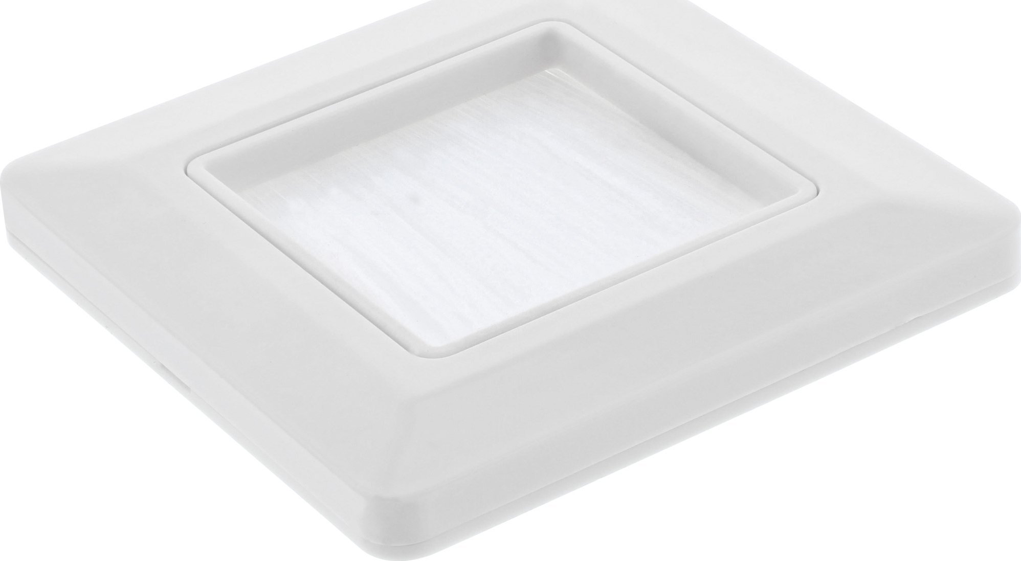 InLine InLine® Wall frame with brush pass, for TV, white RAL9010