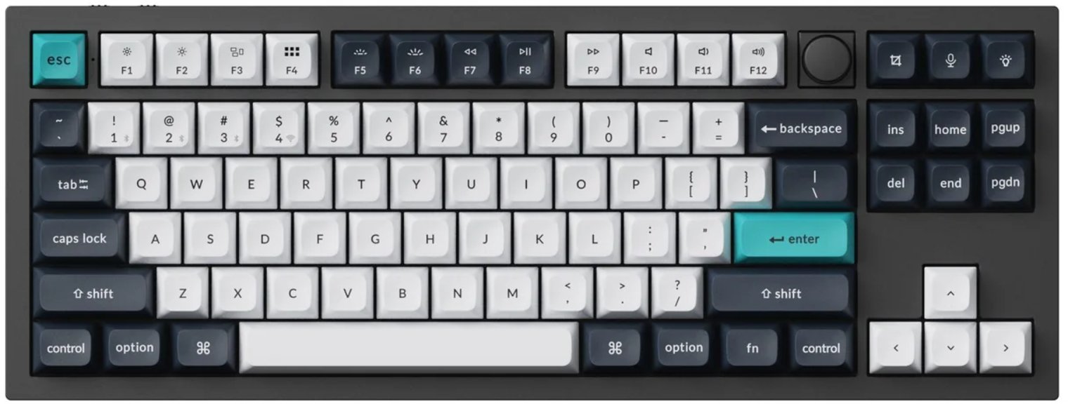 Klawiatura Keychron Q3 Max QMK/VIA Gateron Jupiter (Q3M-M3-BO)