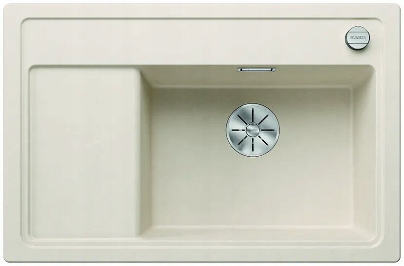 Zlewozmywak ZENAR XL 6 S Compact Silgranit delikatny biały prawa, korek auto., InFino