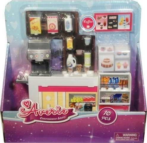 Mebelki akcesoria dla lalki kawiarnia