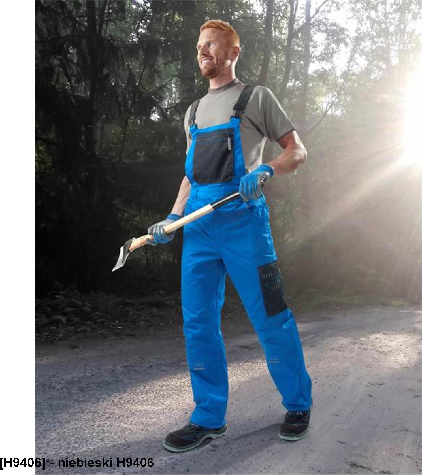 Ardon ARDON 4TECH - Ogrodniczki ARDON4TECH niebiesko-czarne 170 cm - niebieski H9406 3XL