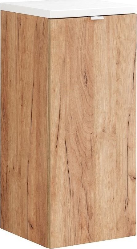 Comad Niska szafka z koszem na pranie, Capri, 35x35x80 cm, dąb craft, mat