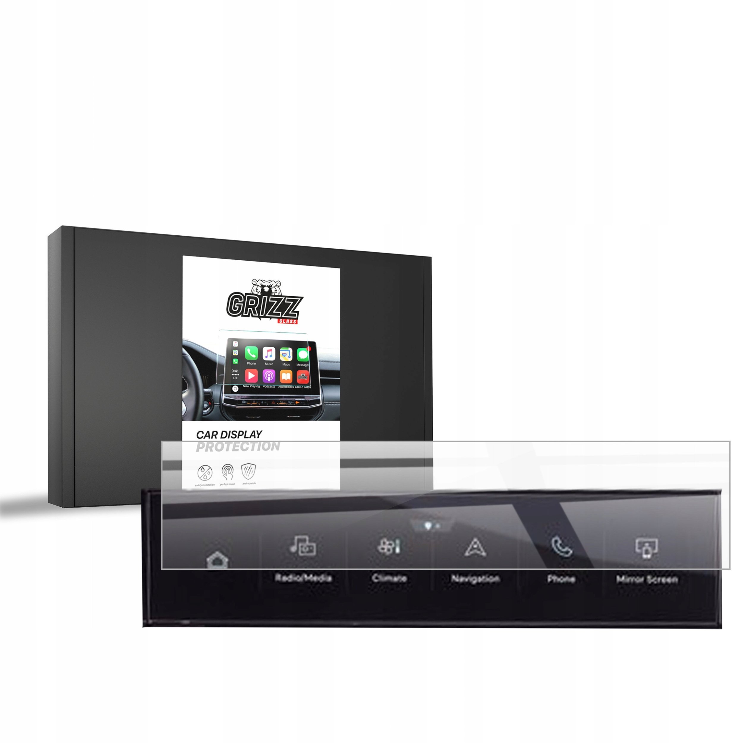 Folia ceramiczna GrizzGlass CarDisplay Protection do Peugeot 3008 AC Panel 2024