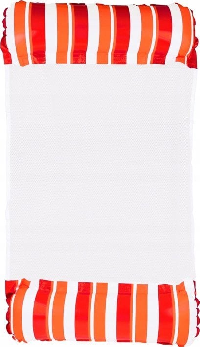 Jokomisiada Dmuchany czerwony Materac do pływania Hamak wodny na basen i plażę SP0759