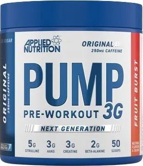 Applied Nutrition - Przedtreningówka, Pump 3G, Fruit Burst, Proszek 375g