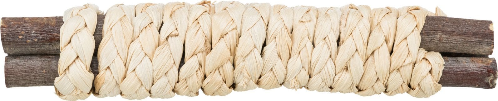 Trixie Zabawka do gryzienia, dla gryzoni/królików, drewno/siano, 15 x 3 cm