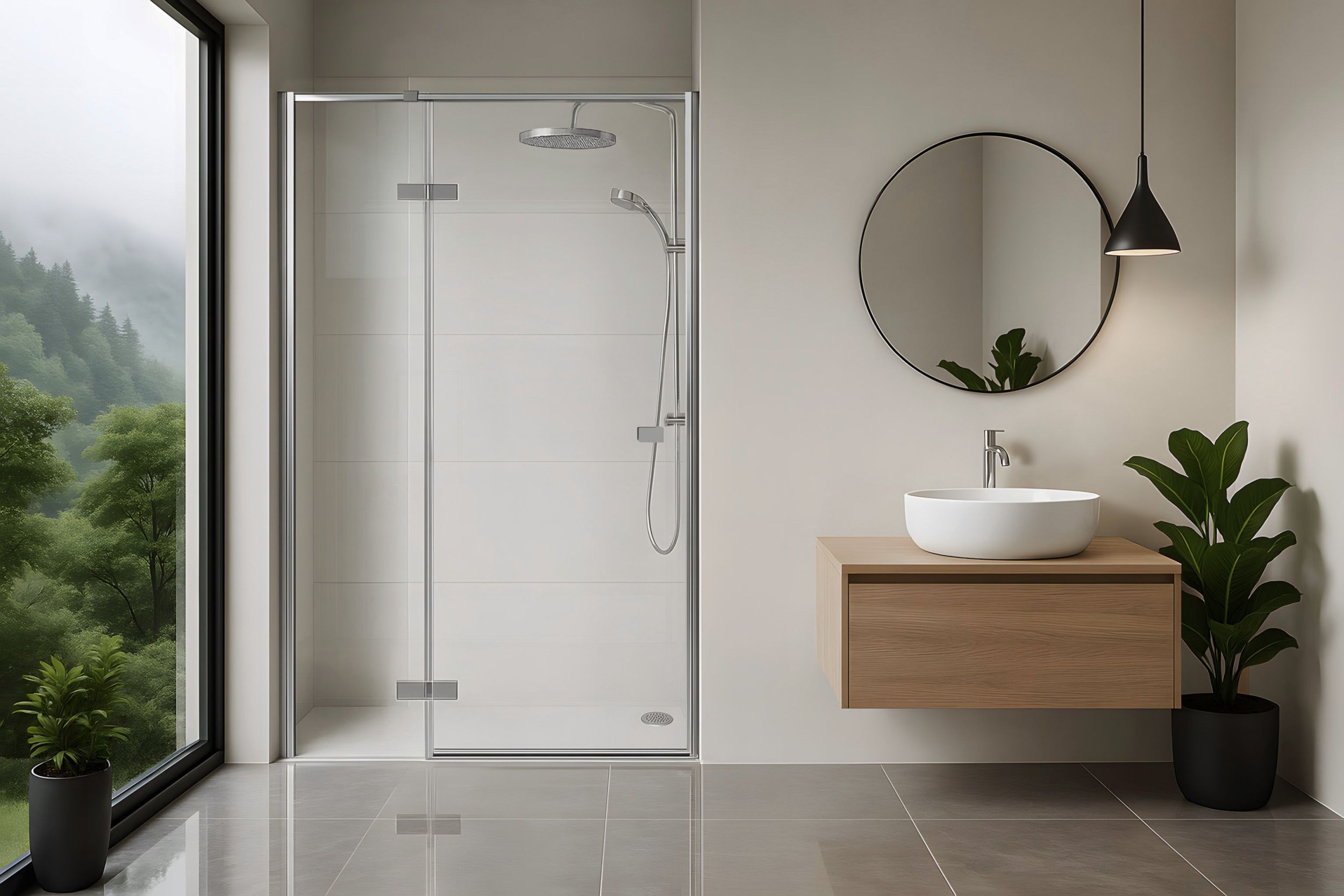 Drzwi prysznicowe Rea Atlas 80 Chrome