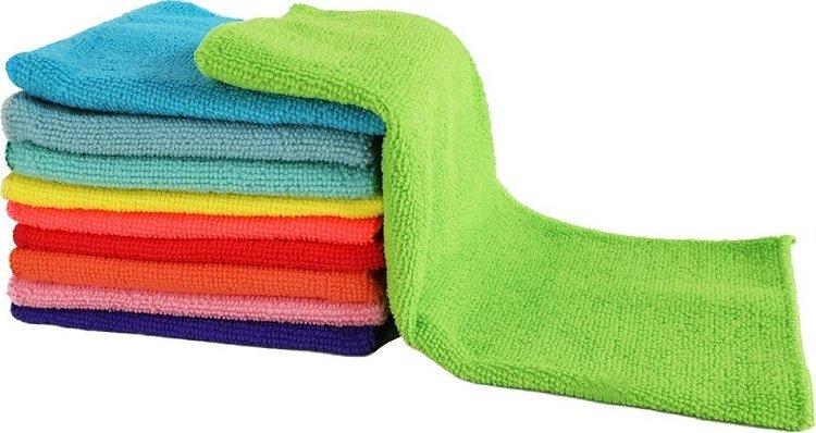 Zestaw kolorowych ściereczek z mikrofibry 30x30cm idealne do szyb 10 sztuk