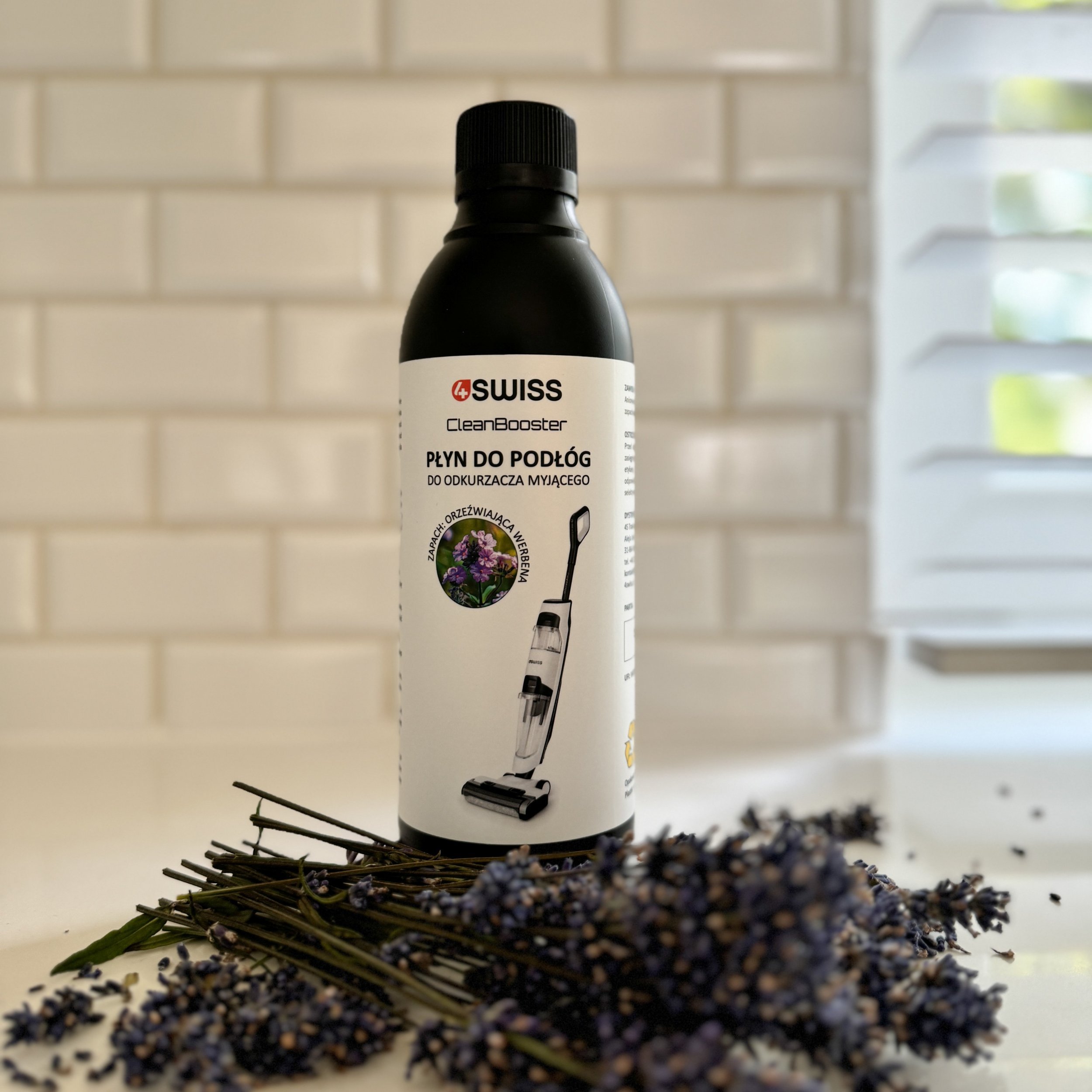 4Swiss płyn do podłóg do odkurzacza myjącego - orzeźwiająca werbena 0,5l