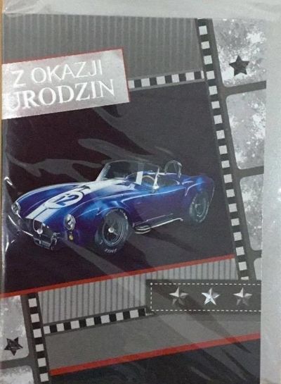 Panorama Karnet urodziny B6 Premium 59 + koperta