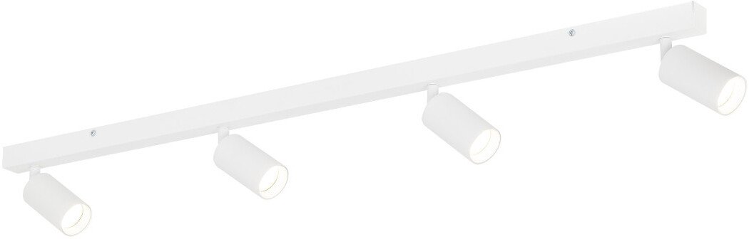 Sufitowa podłużna lampa Amis 10797 metalowe tubki biały złoty