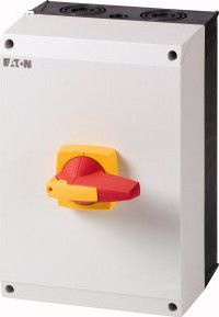 Eaton Rozłącznik izolacyjny 4P 125A z blokadą na kłódkę w obudowie IP65 DMM-125I5/P-R (172854)