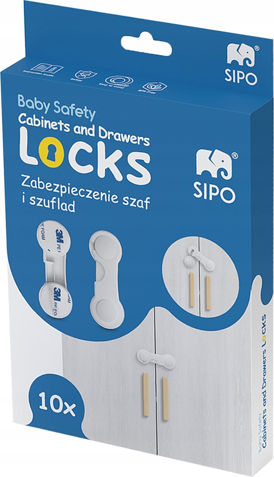 Michelin Cabinet locks against children Sipo SBS-215
