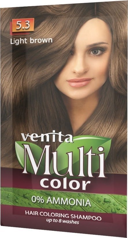 VENITA_MultiColor szampon koloryzujący 5.3 Jasny Brąz 40g