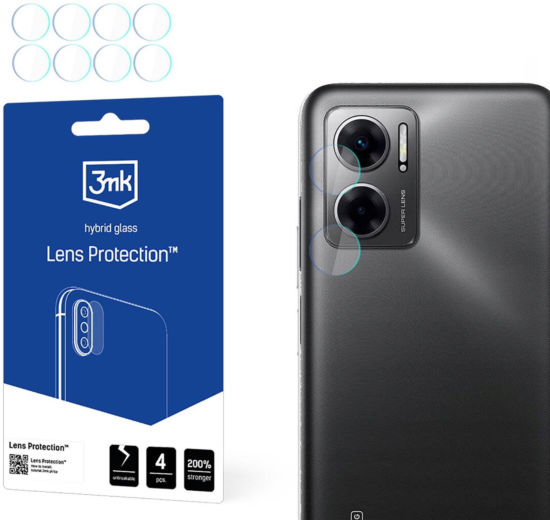 XIAOMI REDMI 10 5G (22041219NY) - 3MK LENS PROTECTION
