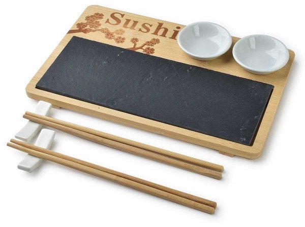 ZESTAW DO SERWOWANIA SUSHI DLA 2 OSÓB HTXD9937