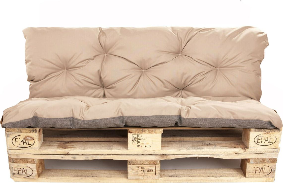 Setgarden Poduszki na palety | zestaw poduszek 120x50/50cm | poduszki na ławkę | huśtawkę