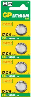 GP Bateria Cell CR2016 90mAh 4 szt.