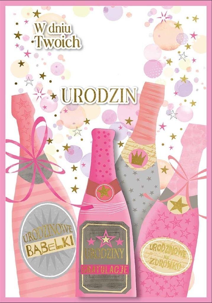 KUKARTKA Karnet DK-1228 Urodziny (wymienne cyfry)