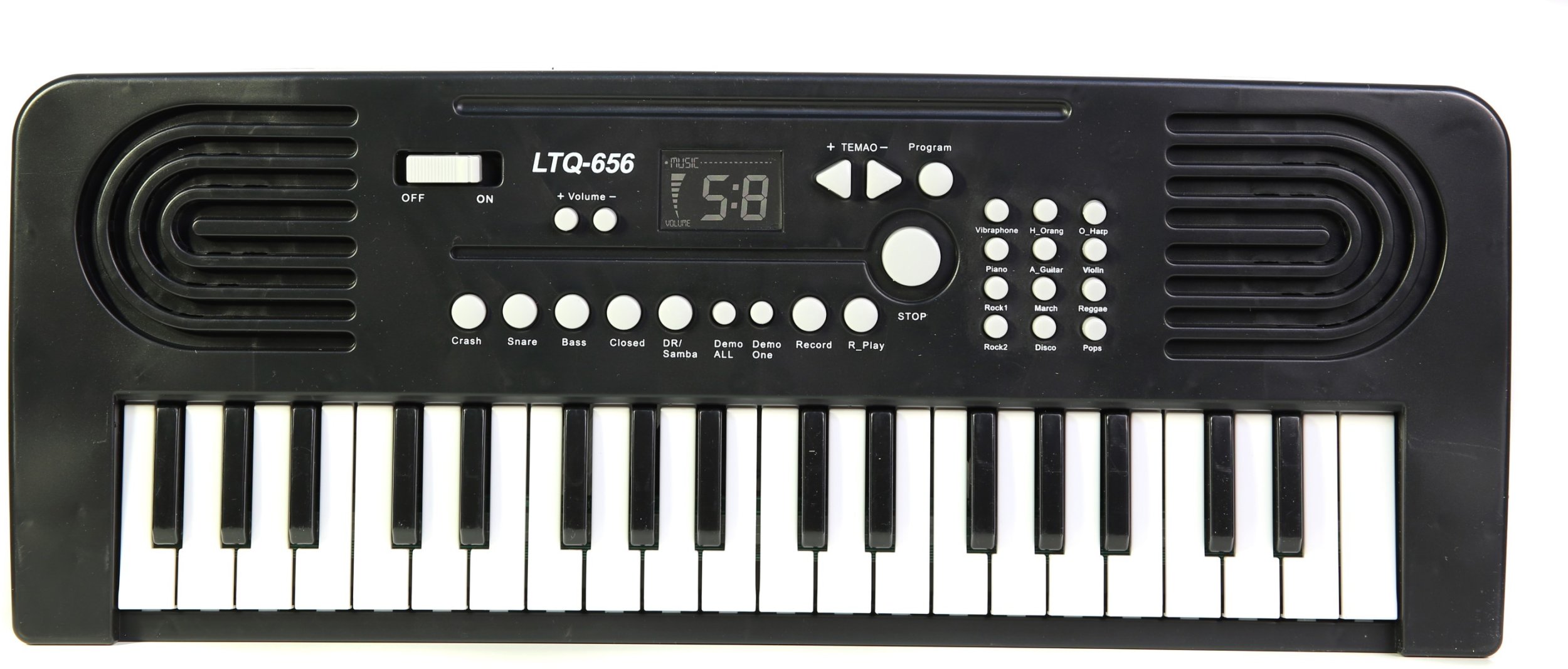 Duże organki, keyboard z mikrofonem