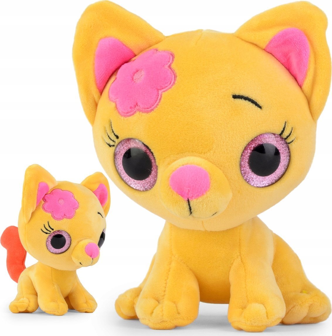 Maskotka kot żółty 16cm M-735 42886