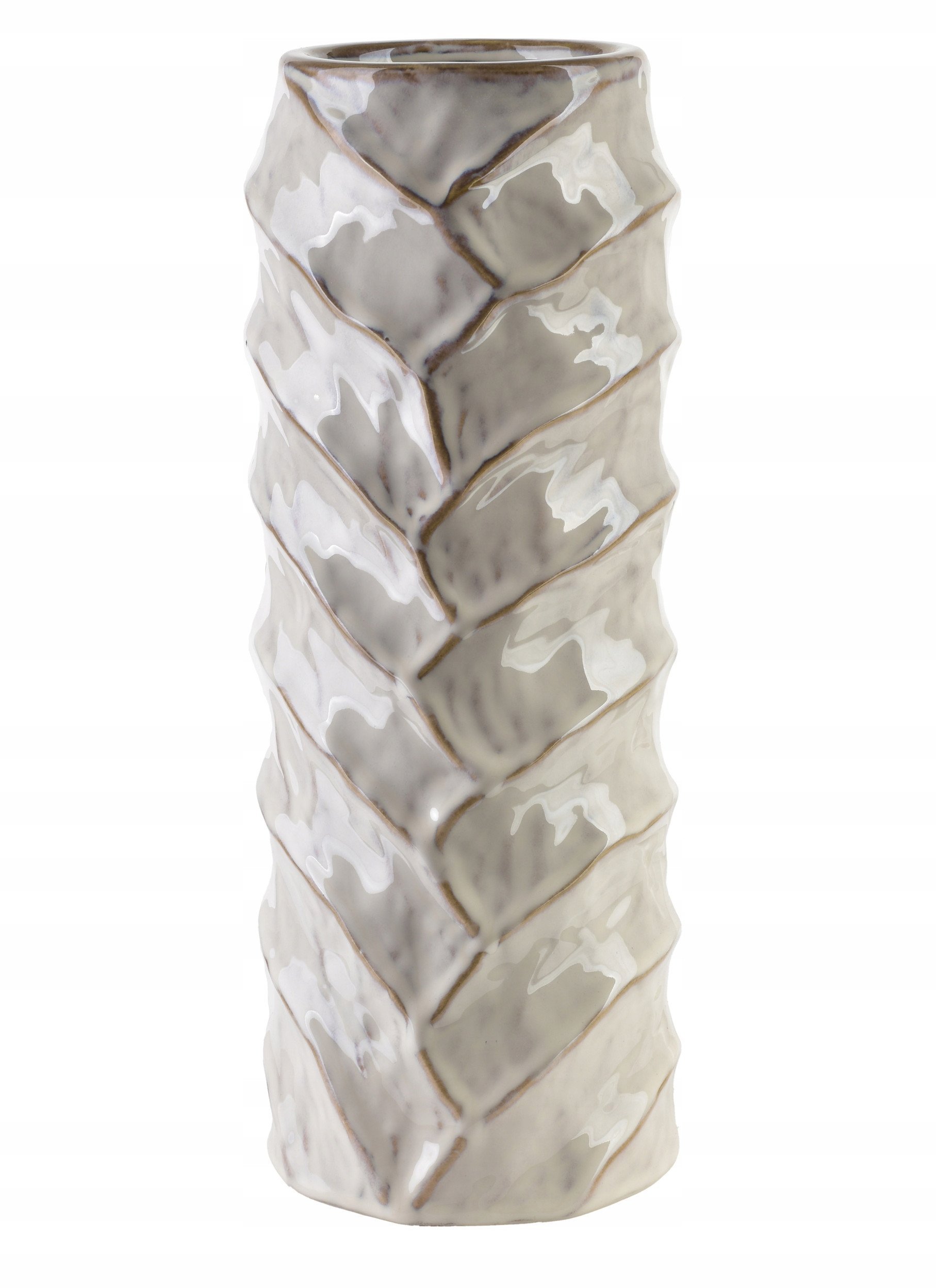 TALLIE BEIGE Wazon 13x9x35cm