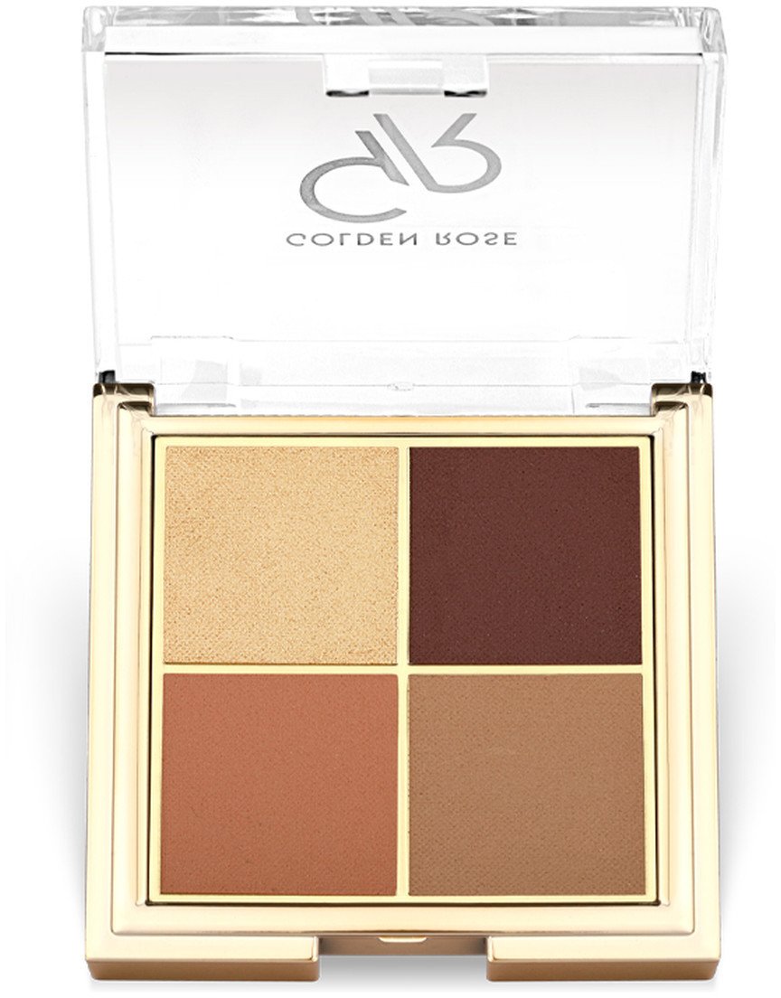 Golden Rose Quattro Eyeshadow Palette Paleta cieni do powiek poczwórna 9g (06)