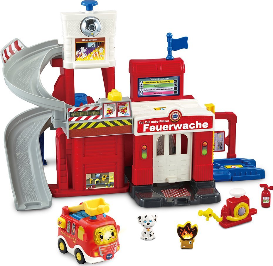 Vtech VTech Tut Tut Baby Speedster - Fire Station, Play Building