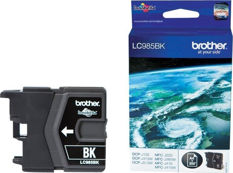 Tusz Brother Brother oryginalny ink / tusz LC-985BK, black, 300s, Brother DCP-J315W