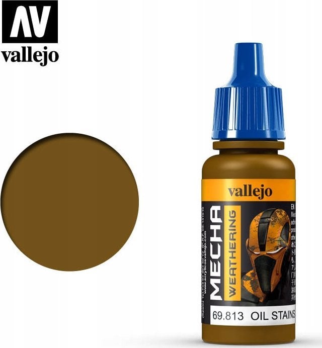 Vallejo Vallejo: 69.813 - Mecha Weathering - Oil Stains Gloss (17 ml)