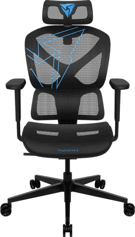 Fotel ThunderX3 ThunderX3 YTC-Mesh Gaming Stuhl - schwarz/blau
