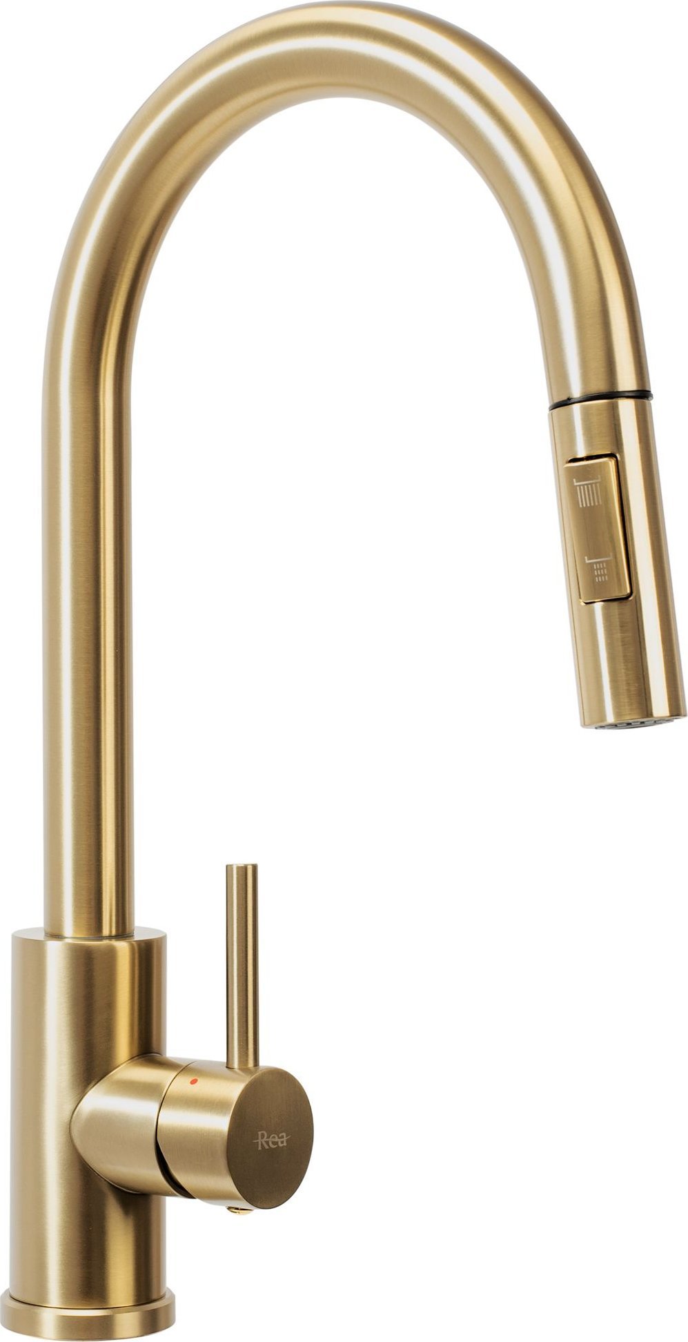 Bateria kuchenna Rea Bateria kuchenna Rea Fresh Złota Szczotkowana