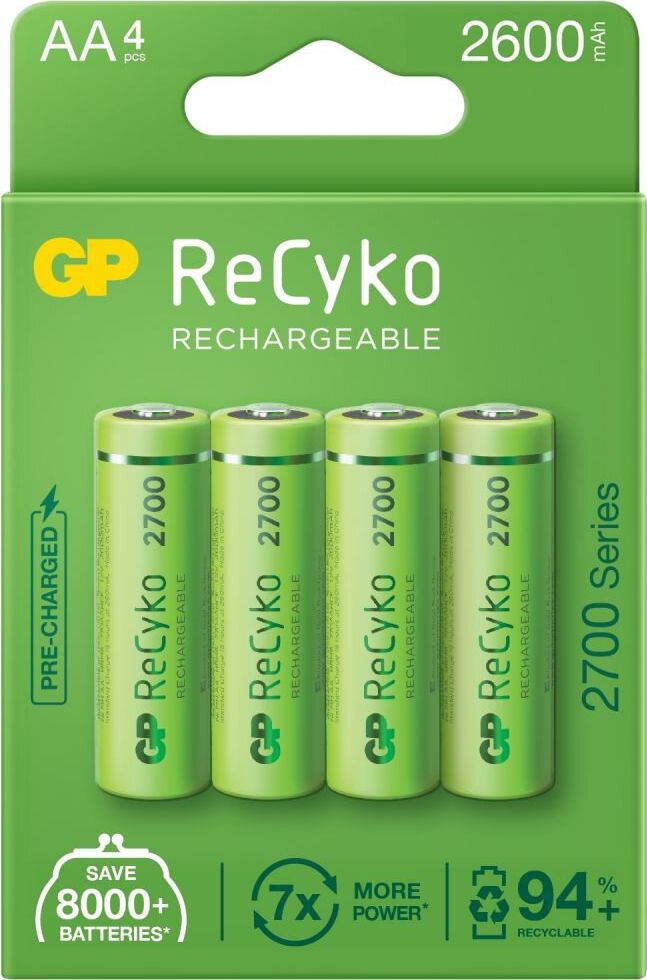GP Akumulator ReCyko AA / R6 2700mAh 4 szt.