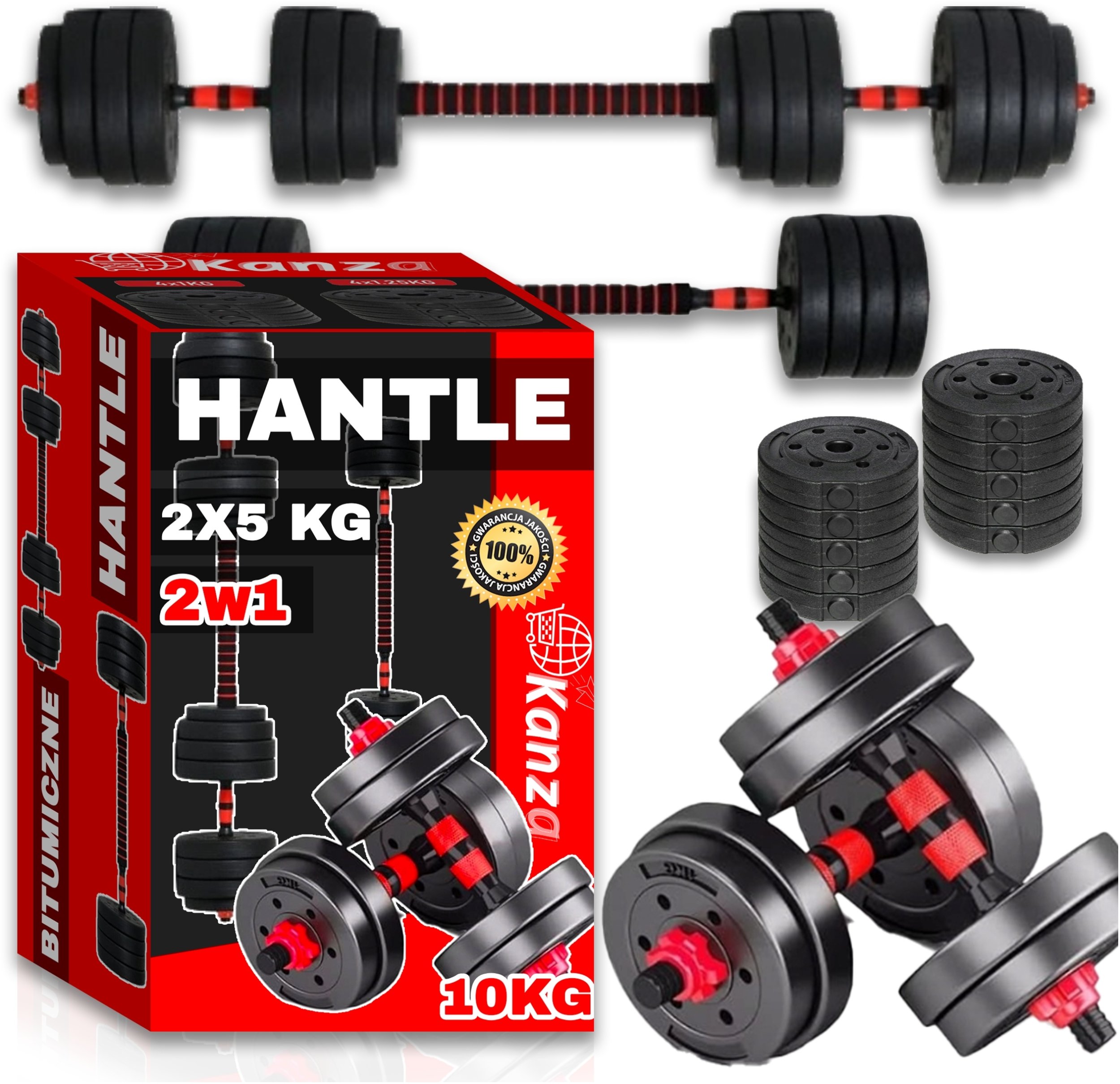 Hitbaits HANTLE bitumiczne 2x5 kg KANZA