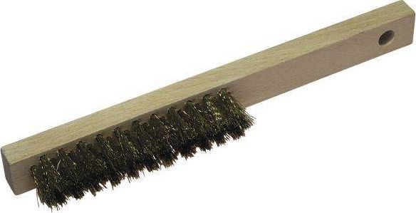 Wolfcraft SZCZOTKA RĘCZNA 4-RZEDOWA 220 MM WOLFCRAFT - DRUT MOSIĘŻNY WF2724000 WOLFCRAFT