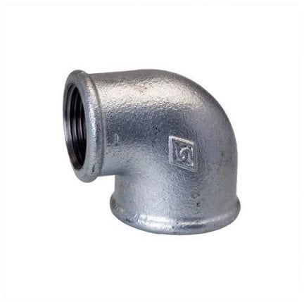 ELBOW 1X3/4 RED ZN V/V