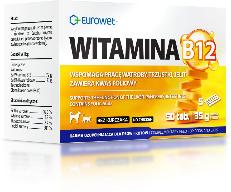 EUROWET Witamina B12 50tab