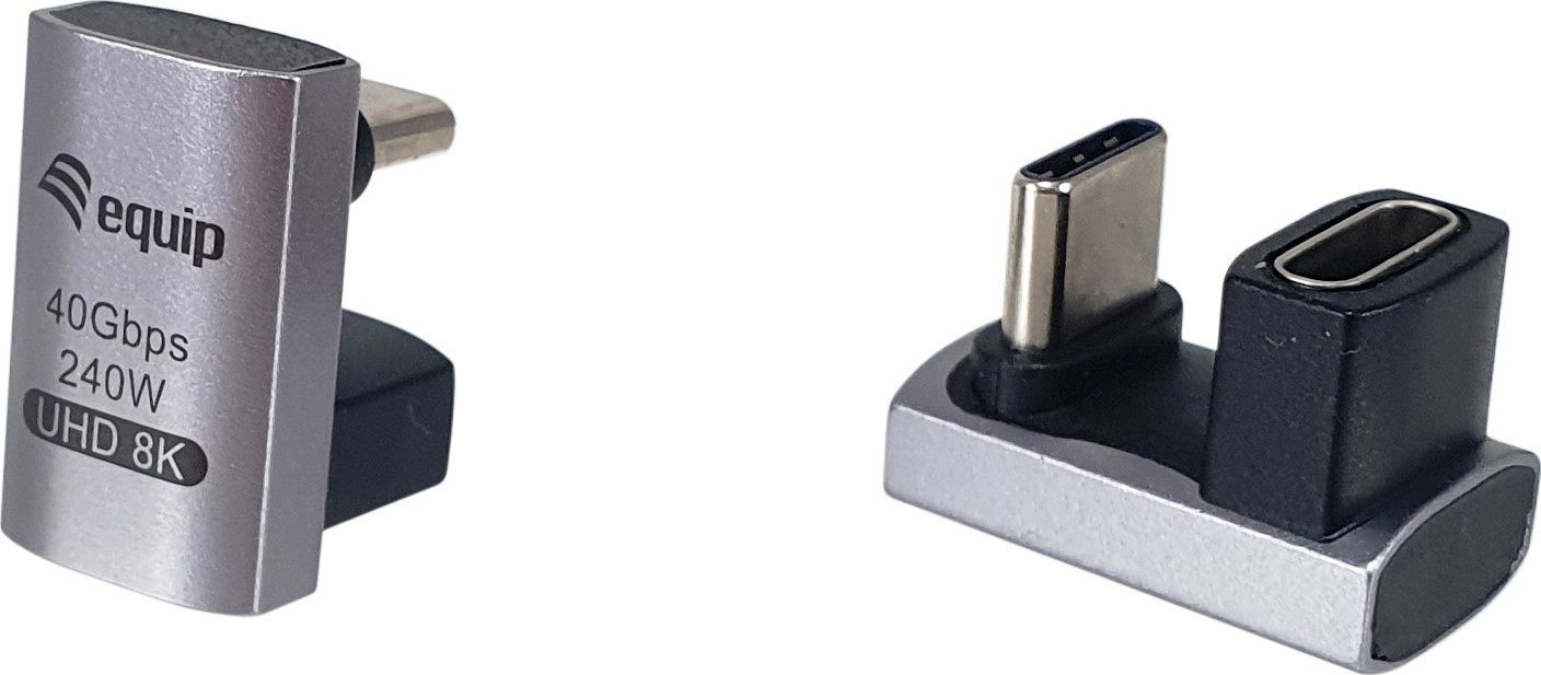 Adapter USB Equip Equip 133477 zmieniacz płci / kabli USB C Czarny, Szary