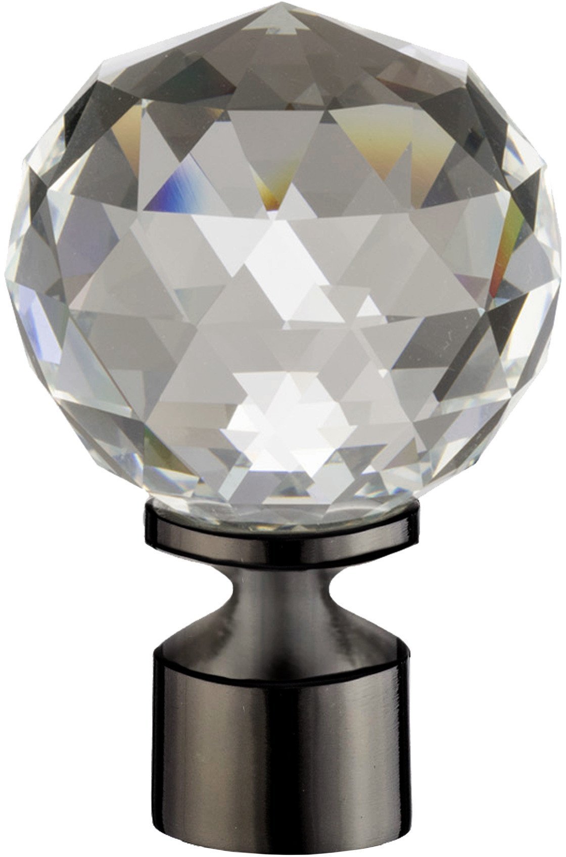 CURTAIN ROD FINIAL CRYSTALKULA D19 TYTAN