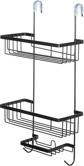 Brunbeste PÓŁKA ZAWIESZANA DO KABINY PRYSZNICOWEJ CZARNA 3430