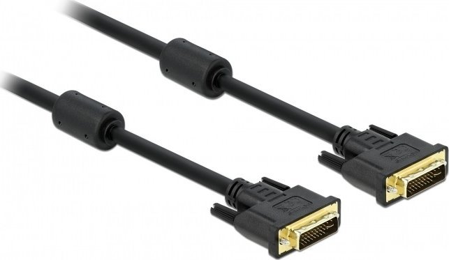 Kabel Delock DVI-I - DVI-I 3m czarny (83112)
